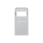 Kingston DataTraveler Micro Memoria USB 64GB - USB 3.2 Gen 1 - Ultracompacta y Ligera - Enganche para Llavero - Cuerpo Metalico (Pendrive) - Imagen 2