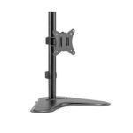 Cromad Soporte de Mesa con Base para Monitor de 17"-32" - Giratorio, Inclinable - Gestion de Cables - Peso Max 9kg - VESA 100x100mm