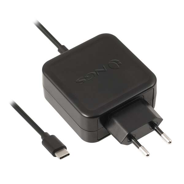 177836_1 NGS Cargador Universal de Pared para Portatil USB-C 45W - Carga Rapida - Cable de 1.50m - Imagen 1