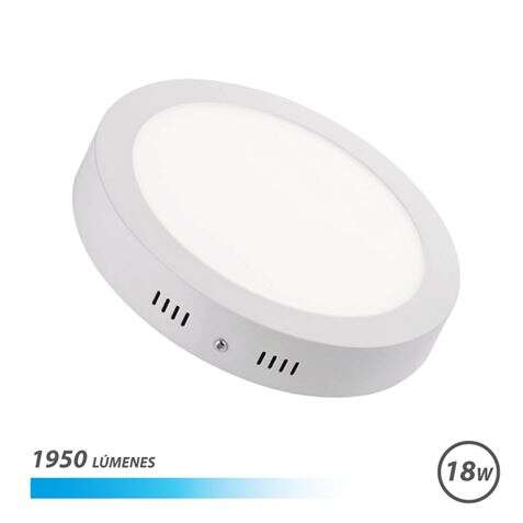 179051_1 Elbat Downlight de Pared LED 18W 1950lm - Forma Circular 225mm - 6500K Luz Fria - Imagen 1