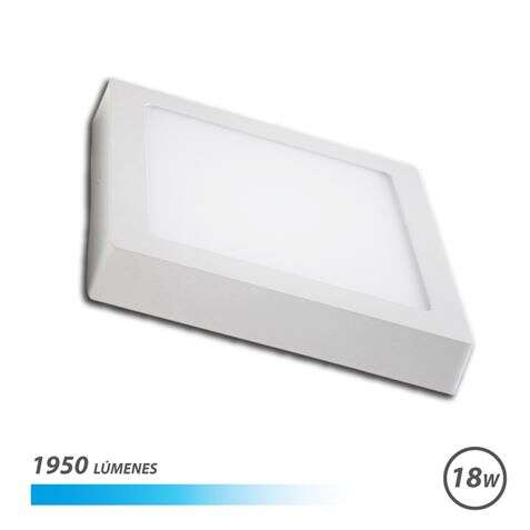179066_1 Elbat Downlight de Pared LED 18W 1950lm - Forma Cuadrada 225mm - 6500K Luz Fria - Imagen 1