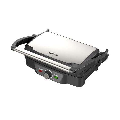179101_1 Muvip Sandwichera Grill 1600W - Apertura hasta 180º - Temperatura Regulable - Placa Superior Basculante - Asa Tacto Frio - Imagen 1