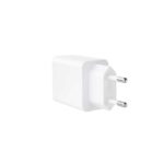 Tooq Cargador de Pared USB 3.0 18W, USB-C 20W - Carga Rapida - Color Blanco - Imagen 2