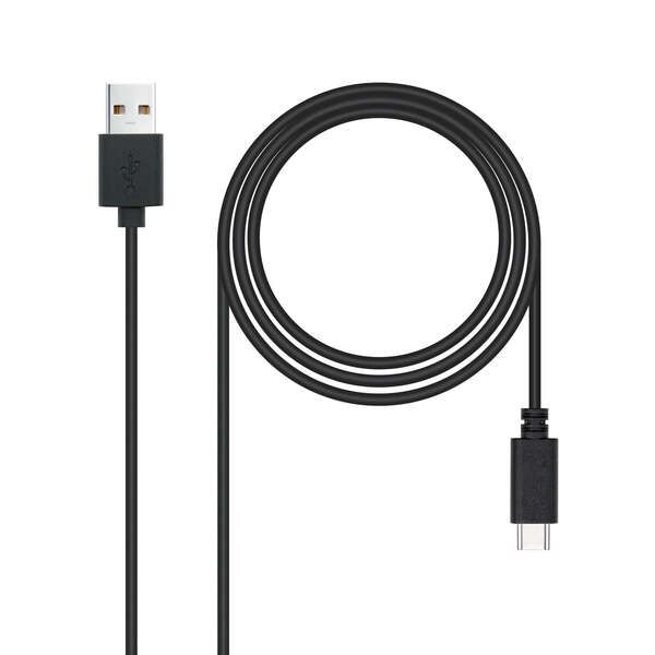 179151_1 Nanocable Cable USB 2.0 3A USB-C Macho a USB-A Macho 3m - Imagen 1
