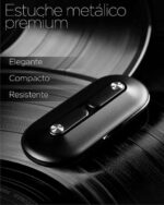 Ksix Leaf Auriculares Inalambricos con Microfono Bluetooth 5.0 - Autonomia hasta 4h - Control Tactil - Compatibles con Asistente de Voz - Estuche de Carga Metalico - Imagen 4