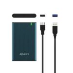 Aisens Caja Externa 2.5? para Discos Duros 9.5mm SATA I, II y III a USB 3.0/USB 3.1 GEN1 - Color Azul Pacifico - Imagen 4
