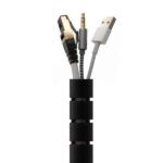 Aisens Organizador De Cable En Espiral 25mm - 3.0m - Color Negro - Imagen 2