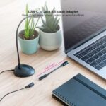 Nanocable Cable Adaptador Audio Jack 3.5mm Hembra a USB-C Macho - Longitud 0.11m - Imagen 3
