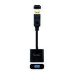 Nanocable Conversor Displayport a SVGA - Displayport /M-SVGA/H - 15 cm - Color Negro - Imagen 3