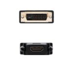 Nanocable Adaptador DVI a HDMI - 24+1/M-HDMI A/H - Color Negro - Imagen 2