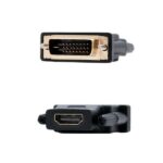 Nanocable Adaptador DVI a HDMI - 24+1/M-HDMI A/H - Color Negro - Imagen 3