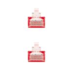 Nanocable Cable Red Latiguillo RJ45 CAT.6 UTP AWG24 - 25 cm - Color Rojo - Imagen 3