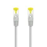 Nanocable Cable Red Latiguillo RJ45 LSZH CAT.6A SFTP AWG26 - 25 cm - Color Gris - Imagen 2