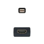 Nanocable Conversor Mini DP a HDMI - mDP/M-HDMI A/H - 15cm - Color Negro - Imagen 2
