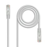 Nanocable Cable Red Latiguillo RJ45 LSZH CAT.6A UTP AWG24 - 25 cm - Color Gris