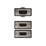 Nanocable Cable Bifurcador SVGA - HDB15/M-2xHDB15/H - 45 cm - Color Negro - Imagen 2