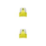 Nanocable Cable Red Latiguillo RJ45 LSZH CAT.6A SFTP AWG26 - 25 cm - Color Blanco - Imagen 3