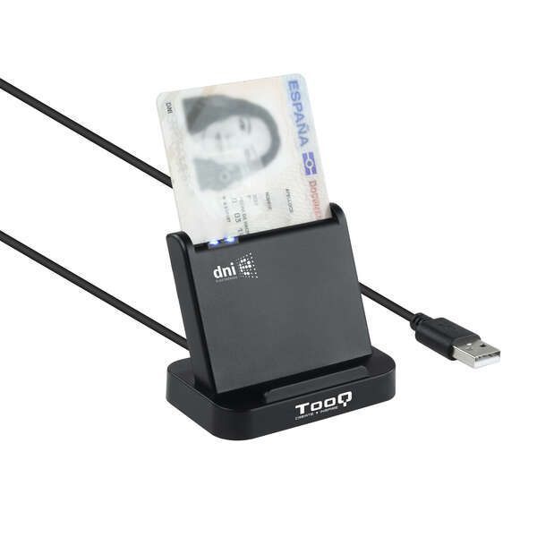 183691_1 Tooq Lector de Tarjetas Inteligentes DNIe VISION USB 2.0 - Color Negro - Imagen 1