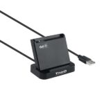 Tooq Lector de Tarjetas Inteligentes DNIe VISION USB 2.0 - Color Negro - Imagen 3