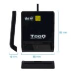 Tooq Lector de Tarjetas Inteligentes DNIe SIM USB-C - Color Negro - Imagen 2
