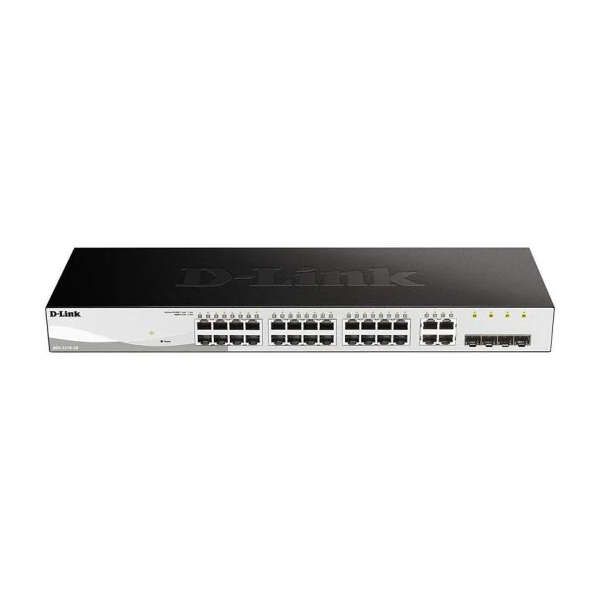 185491_1 D-Link Switch Semigestionable 24 Puertos Gigabit PoE 193W + 4 Puertos Giga Combo - Imagen 1