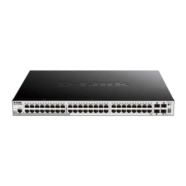 185496_1 D-Link Switch Semigestionable 48 Puertos Gigabit PoE 370W + 4 Puertos Giga Combo - Imagen 1