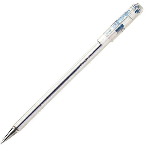 186611_1 Pentel SuperB Boligrafo de Bola - Punta Fina 0.7mm - Trazo 0.35mm - Tinta con Base de Aceite - Color Azul - Imagen 1