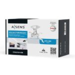 Aisens Soporte Universal Giratorio - Inclinable de Techo para Proyector - Hasta 13.5Kg - Color Blanco - Imagen 5
