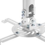 Aisens Soporte Universal Giratorio - Inclinable y Extensible de Techo para Proyector - Hasta 13.5Kg - Color Blanco - Imagen 3