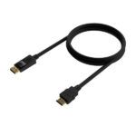 Aisens Cable Conversor DisplayPort a HDMI - DP/M-HDMI/M - 0.5M - Color Negro - Imagen 2