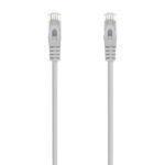 Aisens Cable de Red Latiguillo RJ45 LSZH Cat.6A 500 MHZ UTP AWG24 - 1.5m - Libre de Halogenos - 10 Gigabit/s - Color Gris