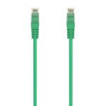 Aisens Cable de Red Latiguillo RJ45 LSZH Cat.6A 500 MHZ UTP AWG24 - 1m - Libre de Halogenos - 10 Gigabit/s - Color Verde - Imagen 2