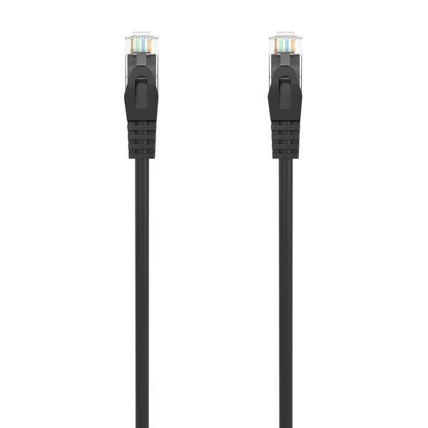 187591_1 Aisens Cable de Red Latiguillo RJ45 LSZH Cat.6A 500 MHZ UTP AWG24 - 1m - Libre de Halogenos - 10 Gigabit/s - Color Negro - Imagen 1