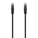 Aisens Cable de Red Latiguillo RJ45 LSZH Cat.6A 500 MHZ UTP AWG24 - 2m - Libre de Halogenos - 10 Gigabit/s - Color Negro - Imagen 2
