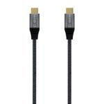 Aisens Cable USB 2.0 Aluminio 5A 100W E-MARK - USB-C/M-USB-C/M - 2.0M - Color Gris