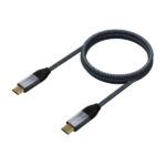 Aisens Cable USB 2.0 Aluminio 5A 100W E-MARK - USB-C/M-USB-C/M - 2.0M - Color Gris - Imagen 2