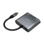 Aisens Conversor USB-C a 2xHDMI 4K SST MST/USB2.0/USB-C PD 60W - USB-C/M-2xHDMI/H-USB-A/H-USB-C/H - 15CM - Color Gris - Imagen 2