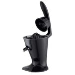 Muvip Black Design Exprimidor Electrico 160W - Comodo Mango para Presionar - Filtro de Acero Inoxidable - Sistema Antigoteo - 2 Tamaños de Conos - Imagen 2