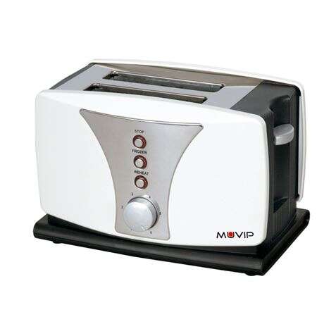 189281_1 Muvip Top Design Tostadora de Pan 800W - Capacidad para 2 Rebanadas - 6 Niveles de Tostado - Funcion Calentar, Descongelacion y Recalentar - Parada Automatica y Manual - Imagen 1