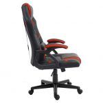 Silla Gaming Muvip GM1000 - Reposabrazos Acolchados - Cojín Lumbar - Altura Regulable - Pistón Clase 2 - Sistema de Bloqueo - Color Negro/Rojo - Imagen 2