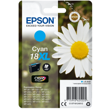 18xl_c_daisy.png EPSON T1812 Cian Original - Imagen 1