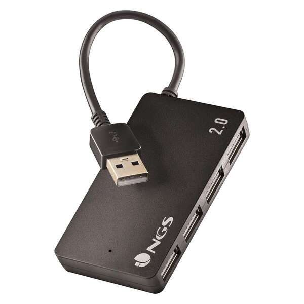 190811_1 NGS Ihub4 Tiny Hub USB 2.0 - 4 Puertos USB 2.0 - Velocidad hasta 480Mbps - Imagen 1