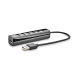 NGS Ihub7 Tiny Hub USB 2.0 - 7 Puertos USB 2.0 - Adaptador de Corriente - Velocidad hasta 480Mbps - Imagen 3