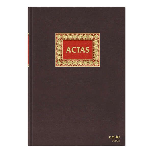191046_1 Dohe Libro de Actas Folio Natural - Encuadernacion en Tela - 100 Hojas Papel Offset Registro de 100gr - Imagen 1