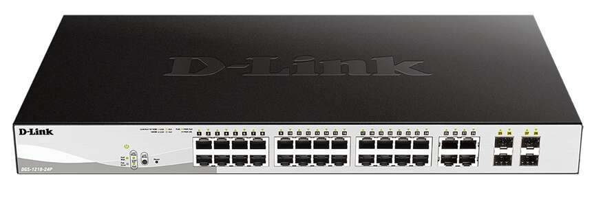 191196_1 D-Link Switch Smart 24 Puertos Gigabit PoE + 4 SFP Combo - Imagen 1