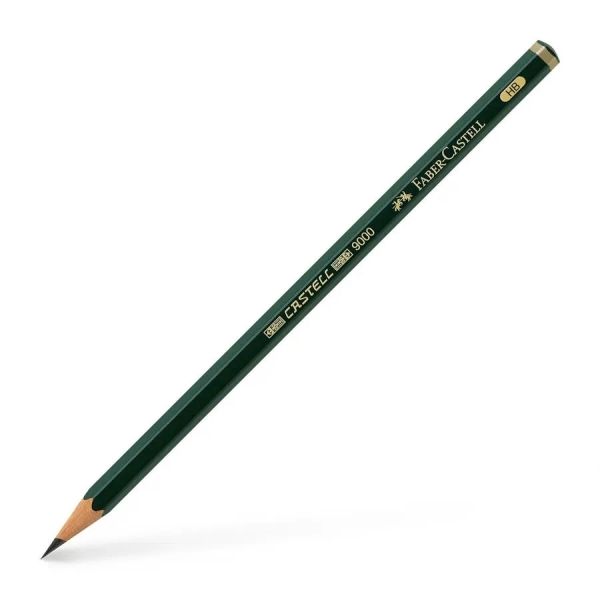 192126_1 Faber-Castell Castell 9000 Lapiz de Grafito HB - Mina Resistente a la Rotura - Ecologico - Imagen 1
