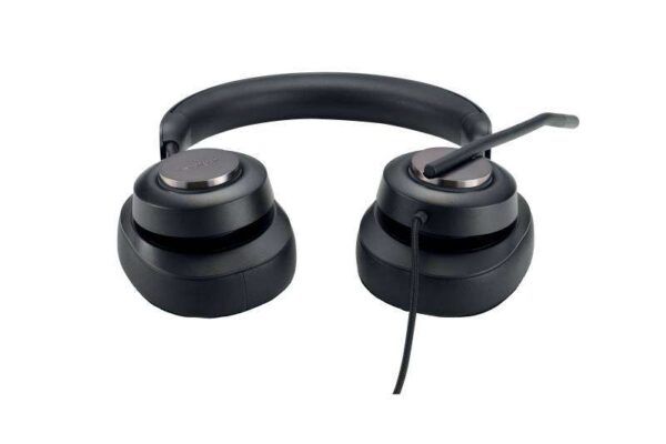 Kensington H2000 Auriculares Circumaurales con Microfono USB-C - Diadema Ajustable - Almohadillas de Gel con Efecto Refrescante - Cancelacion de Ruido - Cable Trenzado de 1.80m - Incluye Bolsa de Transporte - Color Negro - Imagen 4