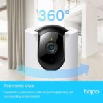 TP-Link Tapo C225 Camara de Seguridad WiFi 2K QHD - Vision Nocturna - Deteccion de Movimiento - Vision Panoramica 360º - Modo Privado - Imagen 3
