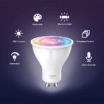 TP-Link Tapo L630 Bombilla Inteligente RGB Wi-Fi Regulable GU10 350lm - Control de Voz - Control Remoto - Ahorro de Energia - Imagen 4