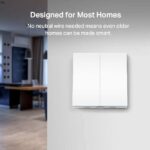 TP-Link Tapo S220 Interruptor Doble de Luz Inteligente WiFi - Control por App - Control por Voz - Horario Programable - Facil Instalacion - Imagen 4